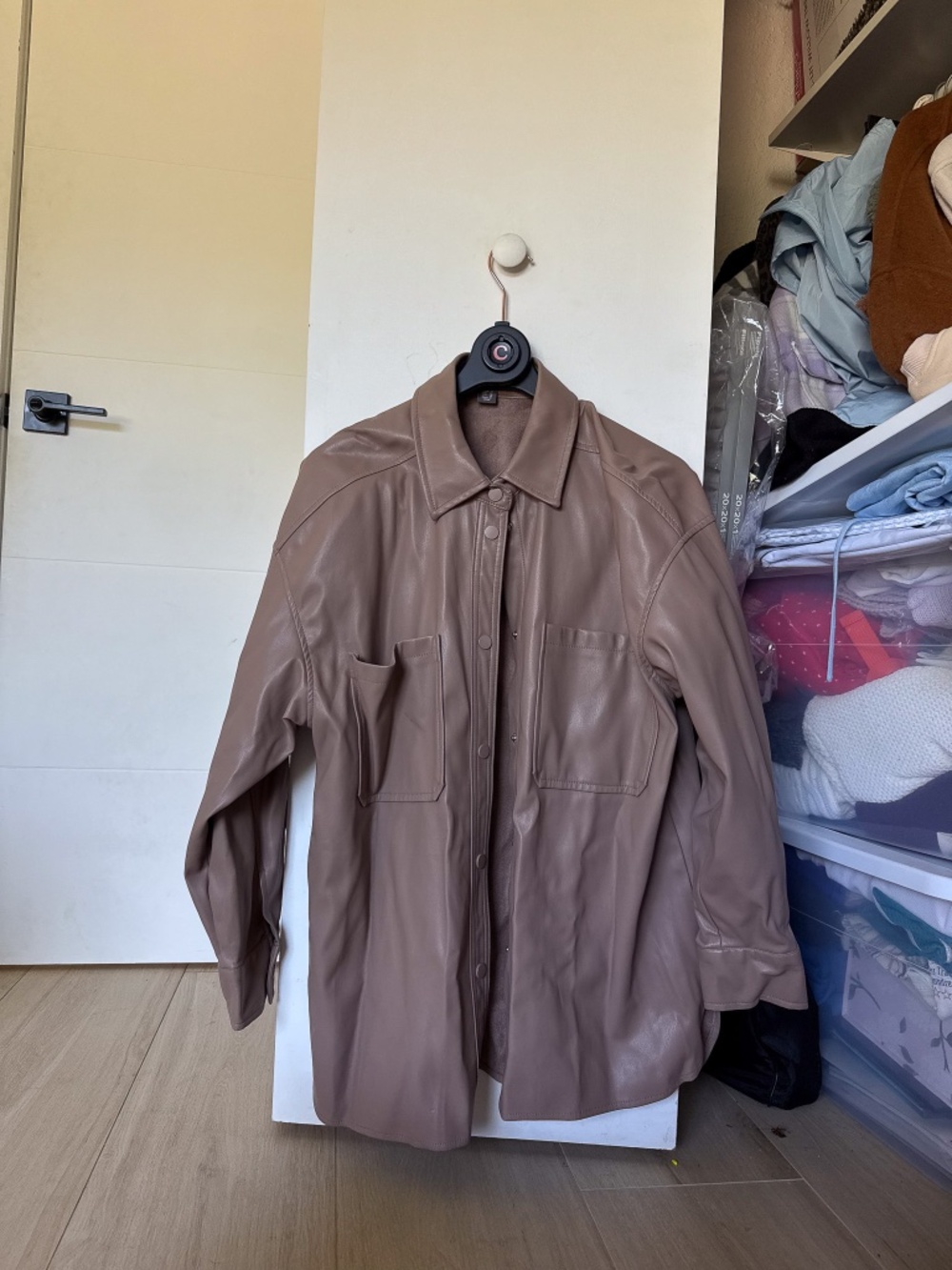 Primark faux leather shacket - Women's 12